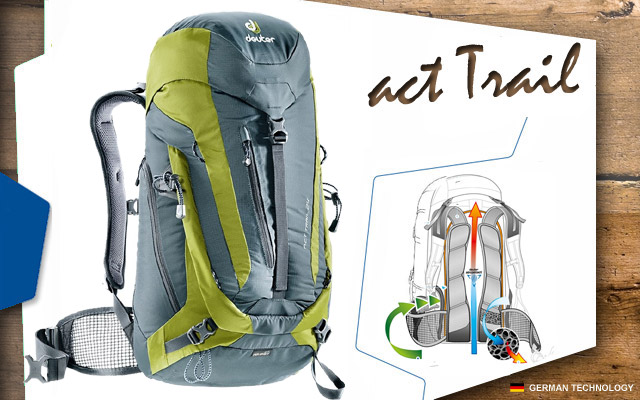  Deuter ACT Trail 24 | 4212 granite-moss