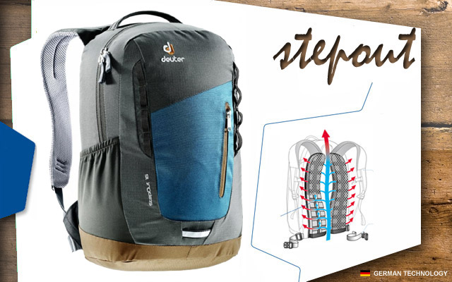  Deuter Stepout 16 | 3621 arctic-coffee