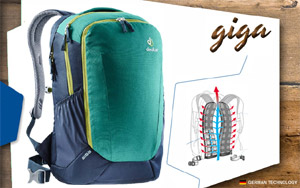 Городской рюкзак Deuter Giga | 2322 alpinegreen-navy