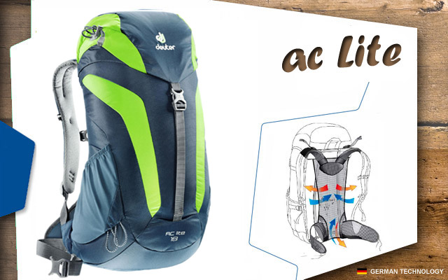  	 Deuter AC Lite 18 | 3206 midnight-kiwi