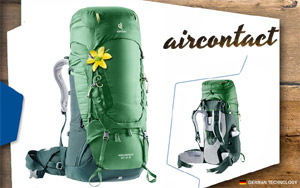 Deuter Aircontact 60 + 10 SL | 2238 leaf-forest