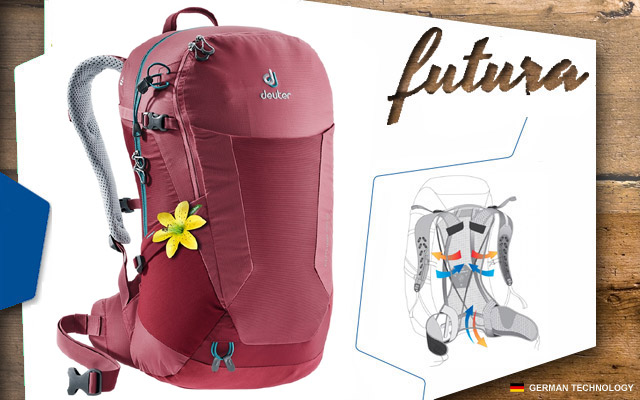  Deuter Futura 22 SL | 5526 cardinal-cranberry