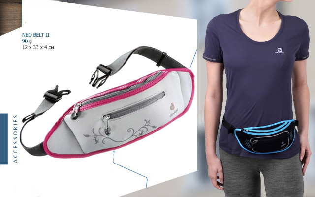  	   Deuter Neo belt II | 4505 silver-magenta