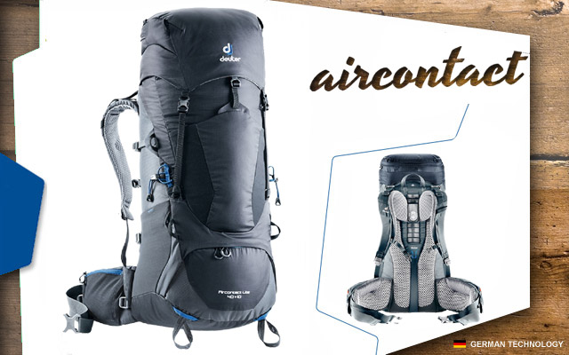 Deuter Aircontact Lite 40+10 | 7403 black-graphite   