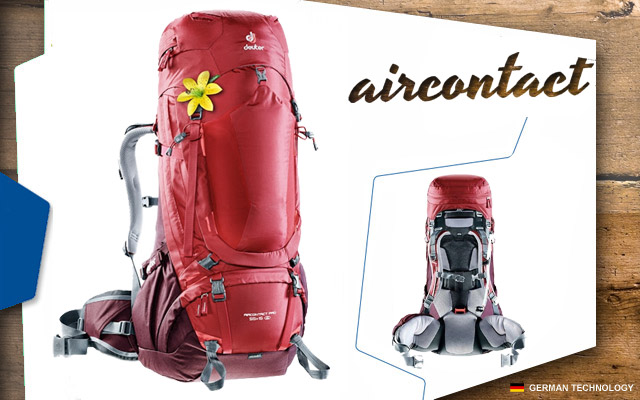  	Deuter Aircontact PRO 55+15 SL | 5005 cranberry-aub