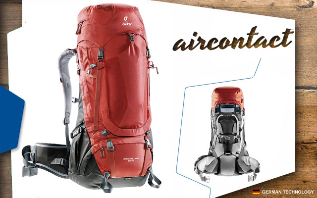 	Deuter Aircontact PRO 60+15 | 5280 lava-anthracite 
