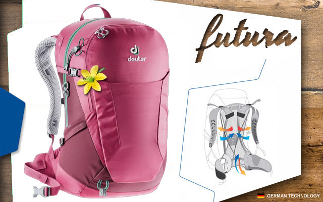  Deuter Futura 22 SL | 5558 ruby maron