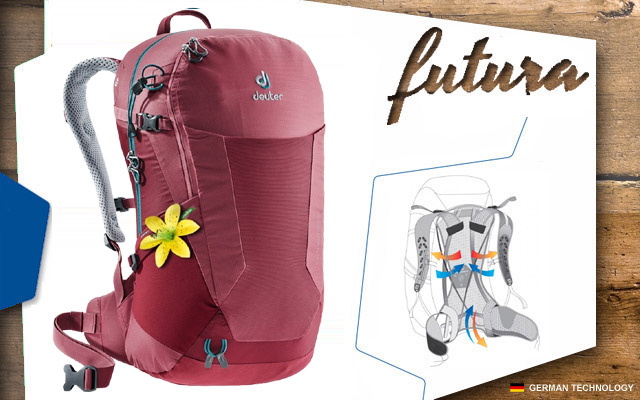  	 Deuter Futura 26 SL | 5526 cardinal cranberry