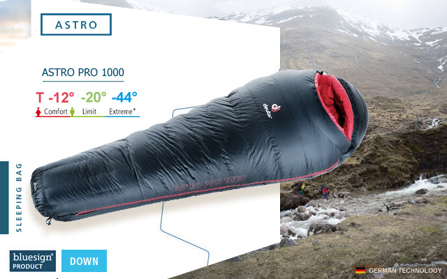  Deuter Astro Pro 1000 L | 4000 granite 