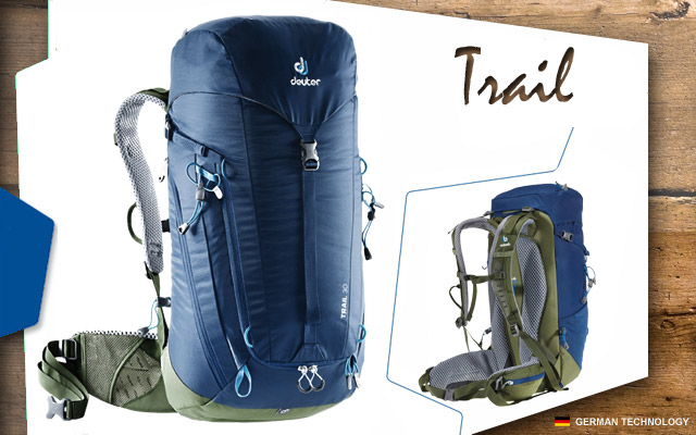  Deuter Trail 30 | 3235 steel-khaki