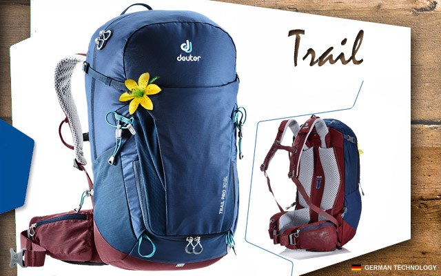  Deuter Trail Pro 30 SL | 3523 midnight-maron