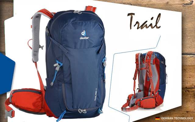  Deuter Trail Pro 32 | 3522 midnight-lava
