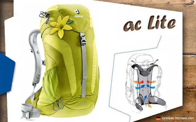  Deuter AC Lite 14 | 2223 moss-apple