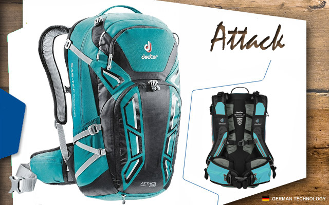  	 Deuter Attack Tour 28 | 3705 petrol-black