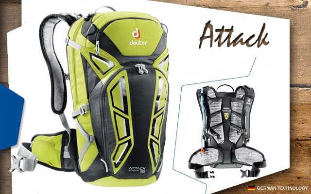  Deuter Attack Enduro 16 | 2707 apple-black