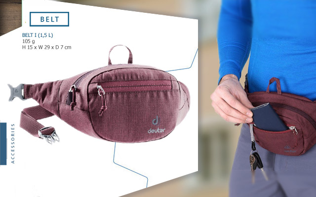    Deuter Belt I | 5026 maron