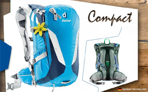  	Deuter Compact EXP 10 SL |  3312 turquoise-midnight