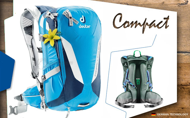  	Deuter Compact EXP 10 SL |  3312 turquoise-midnight