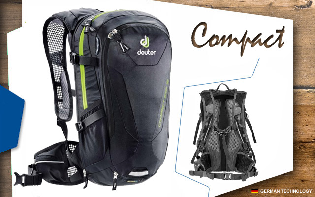 	Deuter Compact EXP 12 | 7000 black   