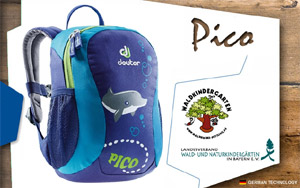 Детский рюкзак Deuter Pico | 3391 indigo-turquoise