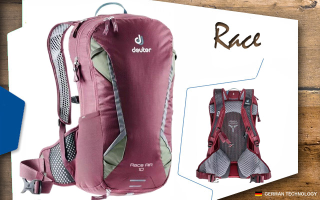  	 Deuter Race Air | 5206 maron-khaki