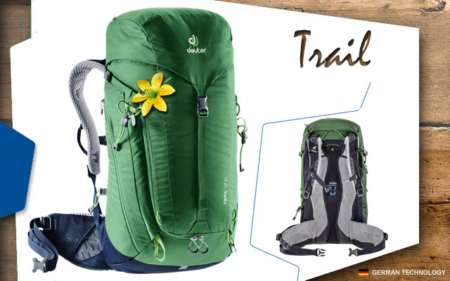  	 Deuter Trail 28 SL | 2326 leaf-navy