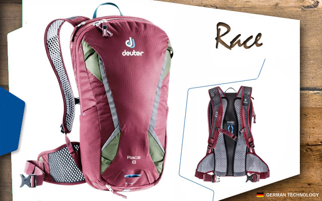  	 Deuter Race 8 | 5206 maron-khaki