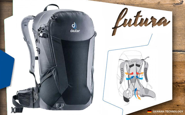  Deuter Futura 24 | 7000 black   
