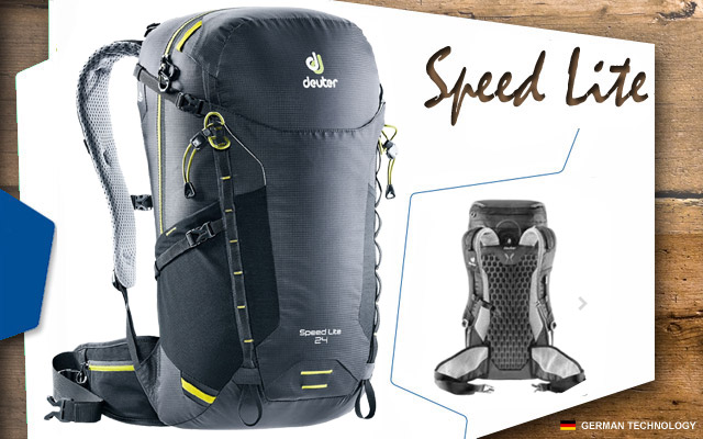  	 Deuter Speed lite 24 | 7000 black